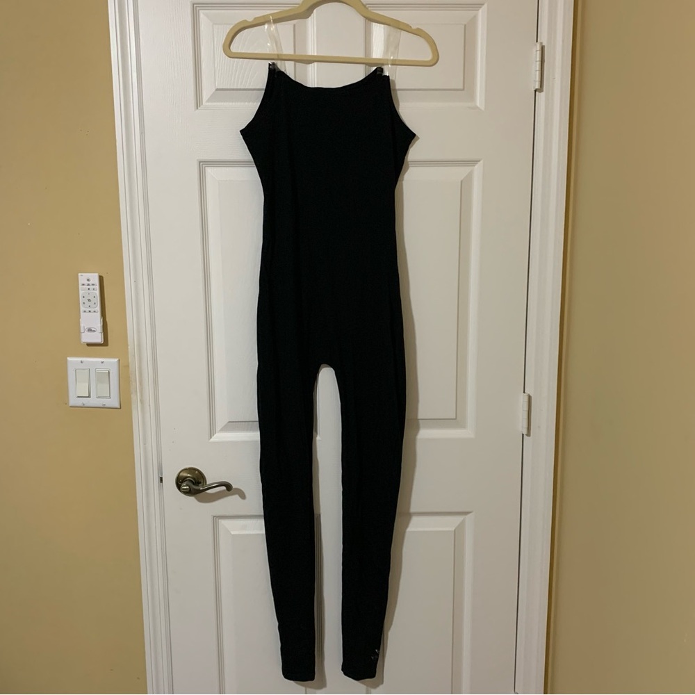 PrettyLittleThing Elegant Black Sleeveless‎ Jumpsuit Size 4 Y2K Retro Chic